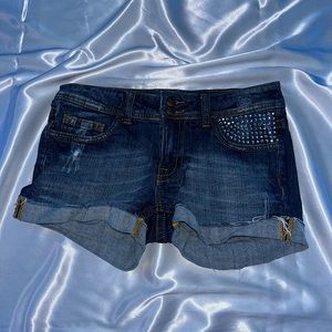 Y2K Low Rise Jean Shorts